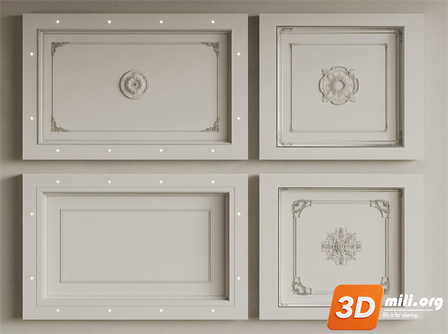 Ceiling Decoration Skp Files
